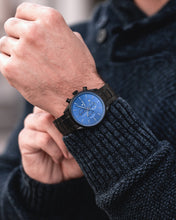 Load image into Gallery viewer, The Chrono S - Blue/Black Steel