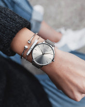Load image into Gallery viewer, The Cuff - Silver + Carrara
