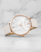 Load image into Gallery viewer, The Eros - White Pearl + Pale Gray